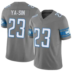 Men's Rock Ya-Sin Detroit Lions No.23 Limited Silver Vapor F.U.S.E. Jersey