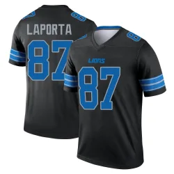 Men's Sam LaPorta Detroit Lions No.87 Legend Jersey - Black