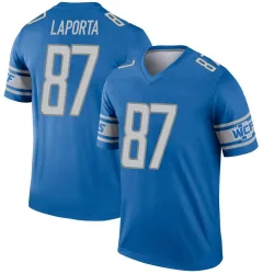 Men's Sam LaPorta Detroit Lions No.87 Legend Jersey - Blue