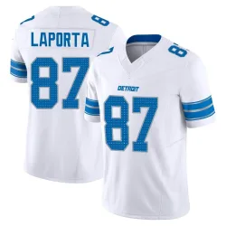 Men's Sam LaPorta Detroit Lions No.87 Limited Vapor F.U.S.E. 2nd Jersey - White