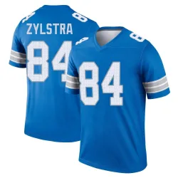Men's Shane Zylstra Detroit Lions No.84 Legend 2nd Jersey - Blue