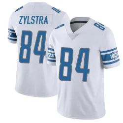 Men's Shane Zylstra Detroit Lions No.84 Limited Vapor Untouchable Jersey - White