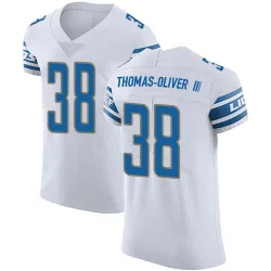 Men's Stantley Thomas-Oliver III Detroit Lions No.38 Elite Vapor Untouchable Jersey - White