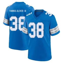 Men's Stantley Thomas-Oliver III Detroit Lions No.38 Game 2nd Jersey - Blue