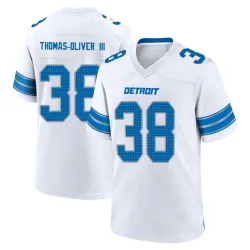 Men's Stantley Thomas-Oliver III Detroit Lions No.38 Game 2nd Jersey - White