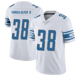 Men's Stantley Thomas-Oliver III Detroit Lions No.38 Limited Vapor Untouchable Jersey - White