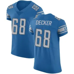 Men's Taylor Decker Detroit Lions No.68 Elite Team Color Vapor Untouchable Jersey - Blue