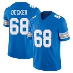Men's Taylor Decker Detroit Lions No.68 Limited Vapor F.U.S.E. 2nd Jersey - Blue