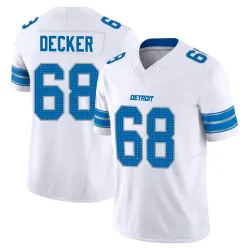 Men's Taylor Decker Detroit Lions No.68 Limited Vapor F.U.S.E. 2nd Jersey - White