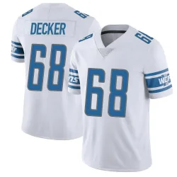 Men's Taylor Decker Detroit Lions No.68 Limited Vapor Untouchable Jersey - White