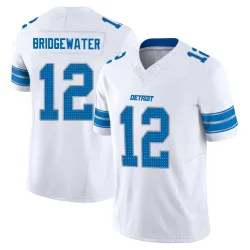 Men's Teddy Bridgewater Detroit Lions No.12 Limited Vapor F.U.S.E. 2nd Jersey - White