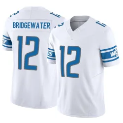 Men's Teddy Bridgewater Detroit Lions No.12 Limited Vapor F.U.S.E. Jersey - White