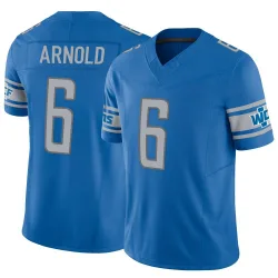 Men's Terrion Arnold Detroit Lions No.6 Limited Vapor F.U.S.E. Jersey - Blue