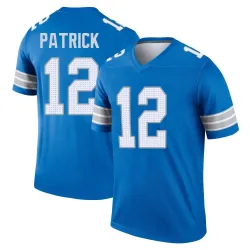 Men's Tim Patrick Detroit Lions No.12 Legend 2nd Jersey - Blue