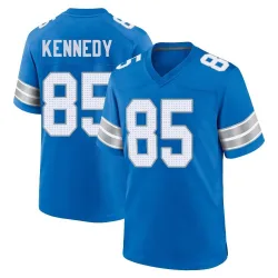 Men's Tom Kennedy Detroit Lions No.85 Game 2nd Jersey - Blue