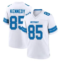 Men's Tom Kennedy Detroit Lions No.85 Game 2nd Jersey - White