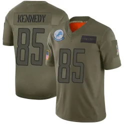 Men's Tom Kennedy Detroit Lions No.85 Limited 2019 Salute to Service Jersey - Camo