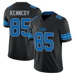 Men's Tom Kennedy Detroit Lions No.85 Limited Alternate Vapor F.U.S.E. 2nd Jersey - Black