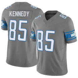Men's Tom Kennedy Detroit Lions No.85 Limited Silver Vapor F.U.S.E. Jersey