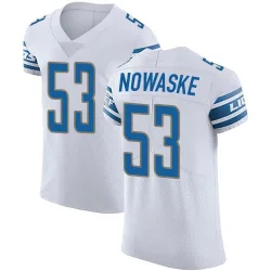 Men's Trevor Nowaske Detroit Lions No.53 Elite Vapor Untouchable Jersey - White