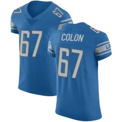 Men's Trystan Colon Detroit Lions No.67 Elite Team Color Vapor Untouchable Jersey - Blue