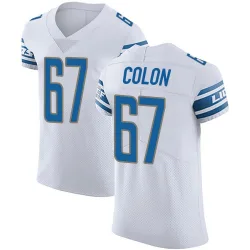 Men's Trystan Colon Detroit Lions No.67 Elite Vapor Untouchable Jersey - White