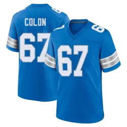 Men's Trystan Colon Detroit Lions No.67 Game 2nd Jersey - Blue
