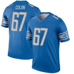 Men's Trystan Colon Detroit Lions No.67 Legend Jersey - Blue