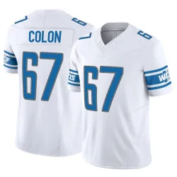 Men's Trystan Colon Detroit Lions No.67 Limited Vapor F.U.S.E. Jersey - White
