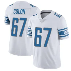 Men's Trystan Colon Detroit Lions No.67 Limited Vapor Untouchable Jersey - White
