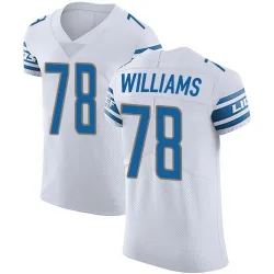 Men's Tyleik Williams Detroit Lions No.78 Elite Vapor Untouchable Jersey - White