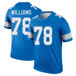 Men's Tyleik Williams Detroit Lions No.78 Legend 2nd Jersey - Blue