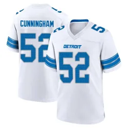Men's Zach Cunningham Detroit Lions No.52 Game 2nd Jersey - White