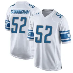 Men's Zach Cunningham Detroit Lions No.52 Game Jersey - White