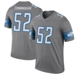 Men's Zach Cunningham Detroit Lions No.52 Legend Color Rush Steel Jersey