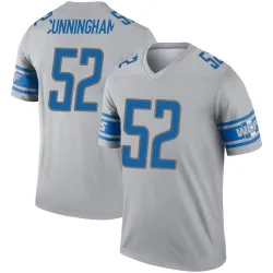 Men's Zach Cunningham Detroit Lions No.52 Legend Inverted Jersey - Gray