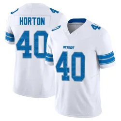 Men's Zach Horton Detroit Lions No.40 Limited Vapor F.U.S.E. 2nd Jersey - White