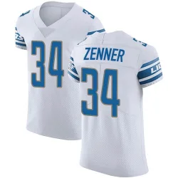 Men's Zach Zenner Detroit Lions No.34 Elite Vapor Untouchable Jersey - White
