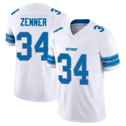 Men's Zach Zenner Detroit Lions No.34 Limited Vapor F.U.S.E. 2nd Jersey - White