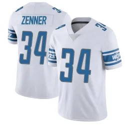 Men's Zach Zenner Detroit Lions No.34 Limited Vapor Untouchable Jersey - White