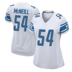 Women's Alim McNeill Detroit Lions No.54 Game Jersey - White