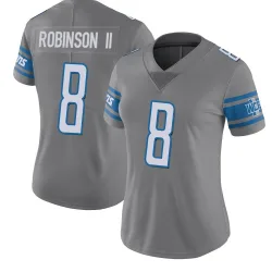 Women's Allen Robinson Detroit Lions No.8 Limited Color Rush Steel Jersey