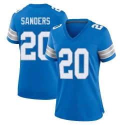 Women's Barry Sanders Detroit Lions No.20 Game 2nd Jersey - Blue