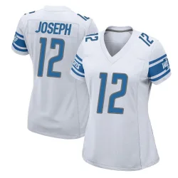 Women's Brandon Joseph Detroit Lions No.12 Game Jersey - White