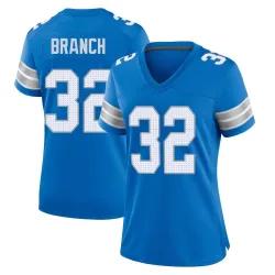 Women's Brian Branch Detroit Lions No.32 Game 2nd Jersey - Blue