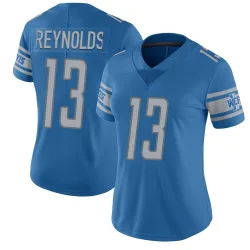 Women's Craig Reynolds Detroit Lions No.13 Limited Team Color Vapor Untouchable Jersey - Blue