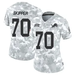 Women's Dan Skipper Detroit Lions No.70 Limited 2024 Salute to Service Jersey - Arctic Camo
