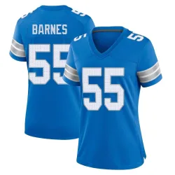 Women's Derrick Barnes Detroit Lions No.55 Game 2nd Jersey - Blue
