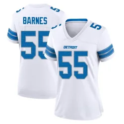 Women's Derrick Barnes Detroit Lions No.55 Game 2nd Jersey - White