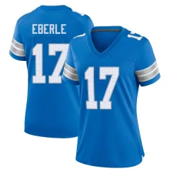 Women's Dominik Eberle Detroit Lions No.17 Game 2nd Jersey - Blue